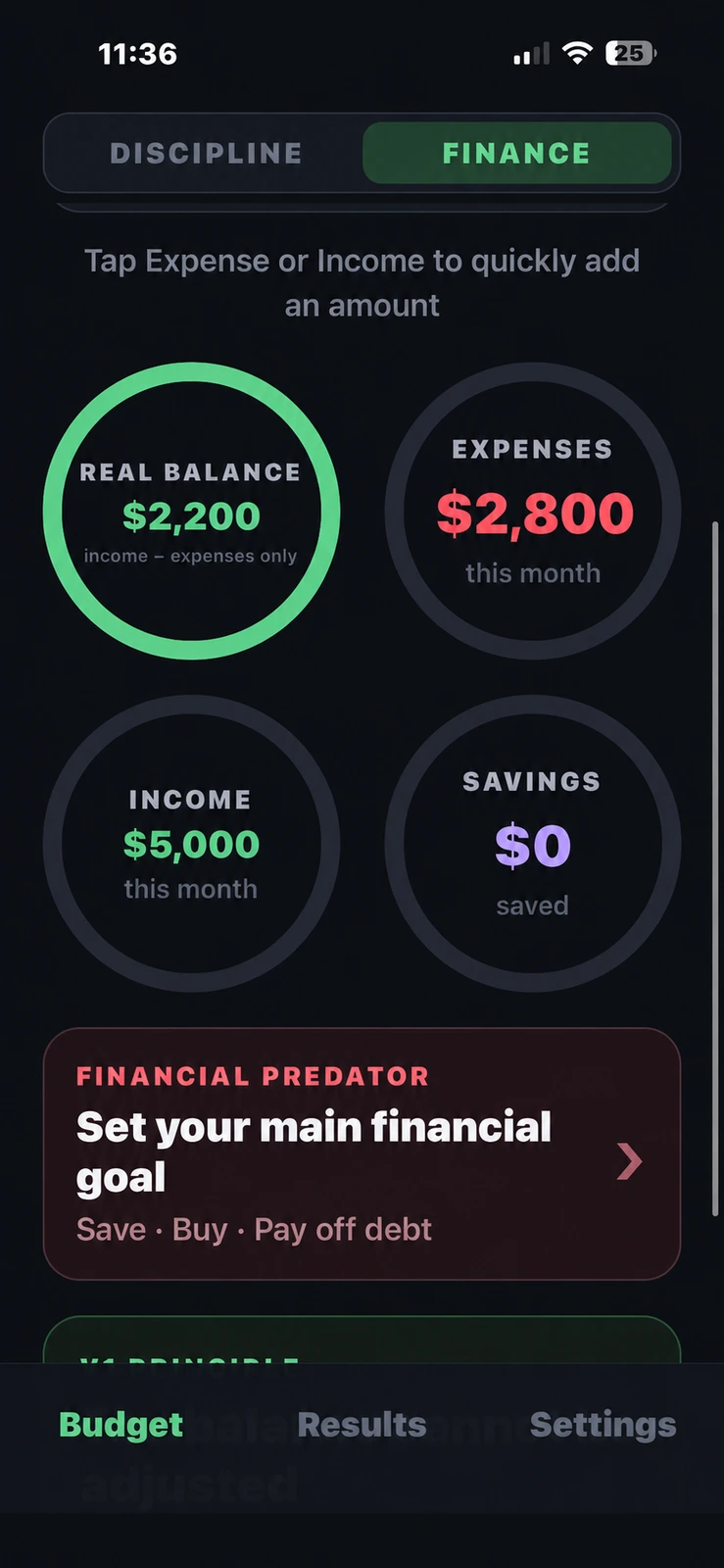 Finance / EN · demo values