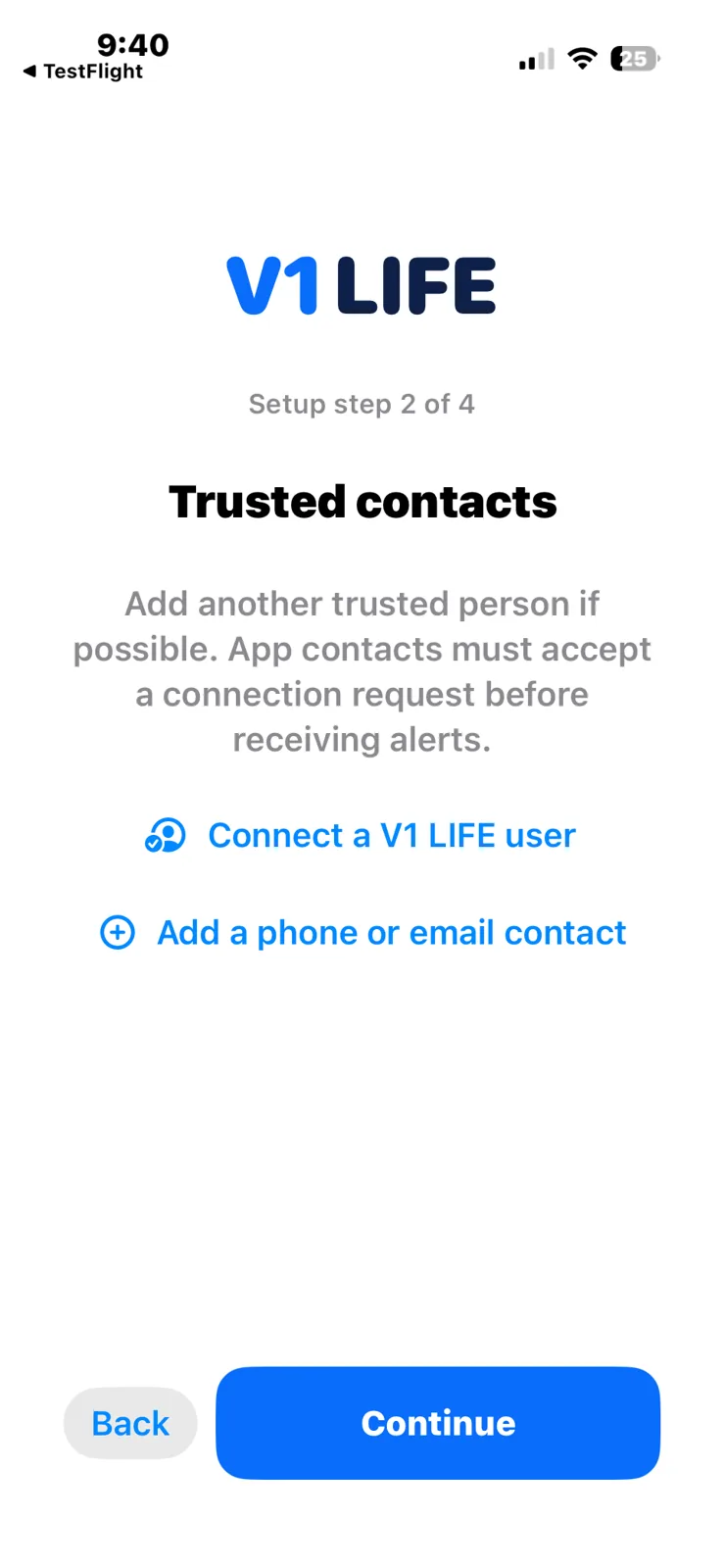 Trusted contacts / EN